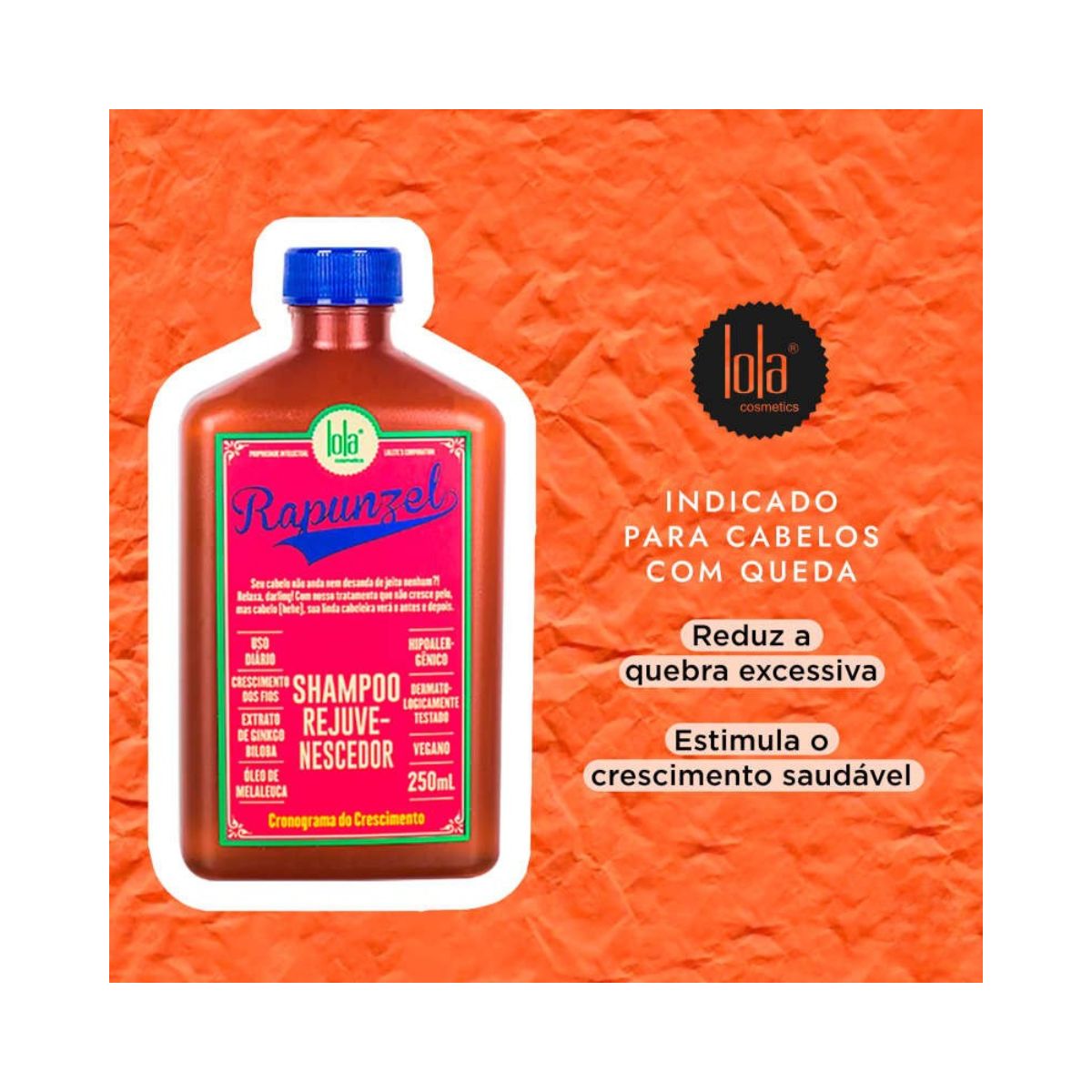 SHAMPOO RAPUNZEL LOLA COSMETICS 250ML