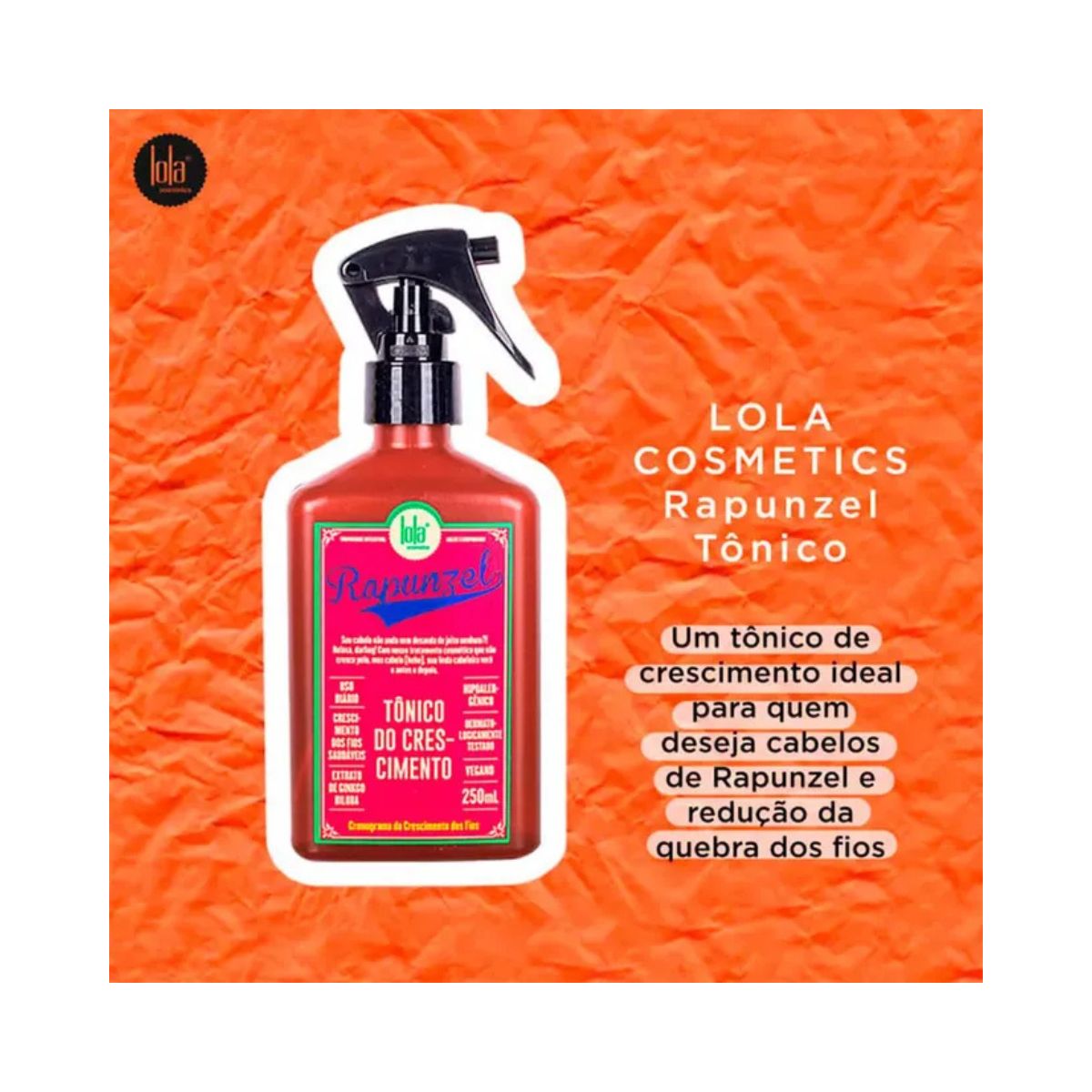 LEAVE-IN SPRAY MILK RAPUNZEL LOLA COSMETICS 250ML