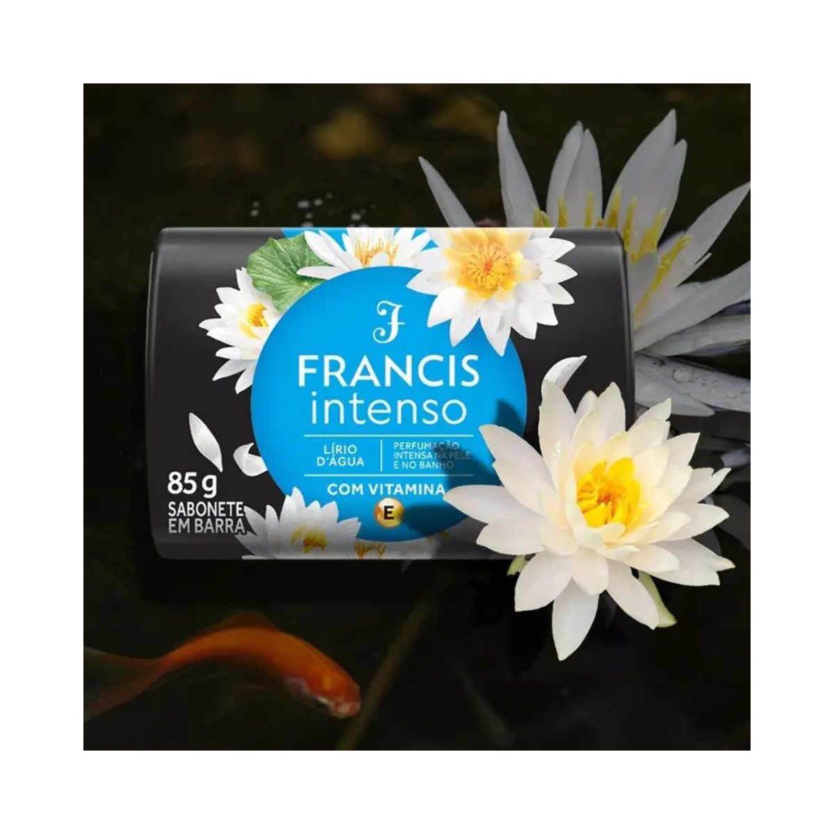 SABONETE EM BARRA LÍRIO DÁGUA FRANCIS INTENSO 85G