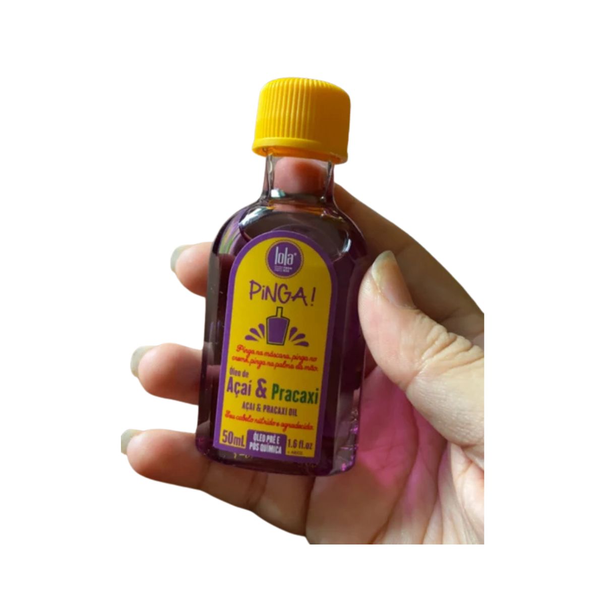 ÓLEO CAPILAR PINGA AÇAI & PRACAXI LOLA COSMETICS 55ML