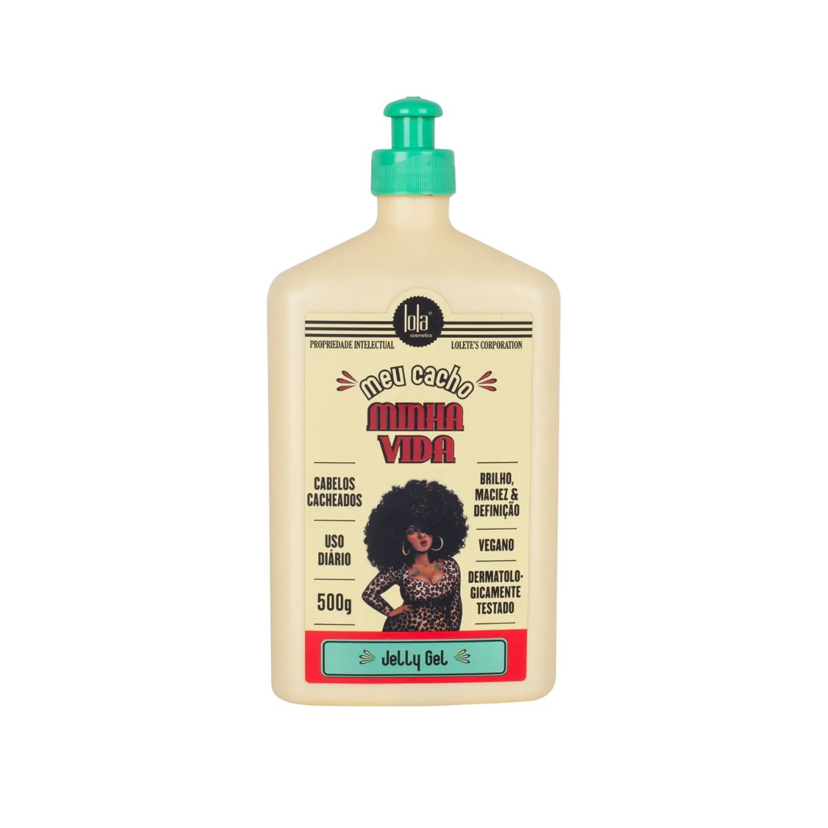 GEL FIXADOR MEU CACHO MINHA VIDA JELLY LOLA COSMETICS 500ML
