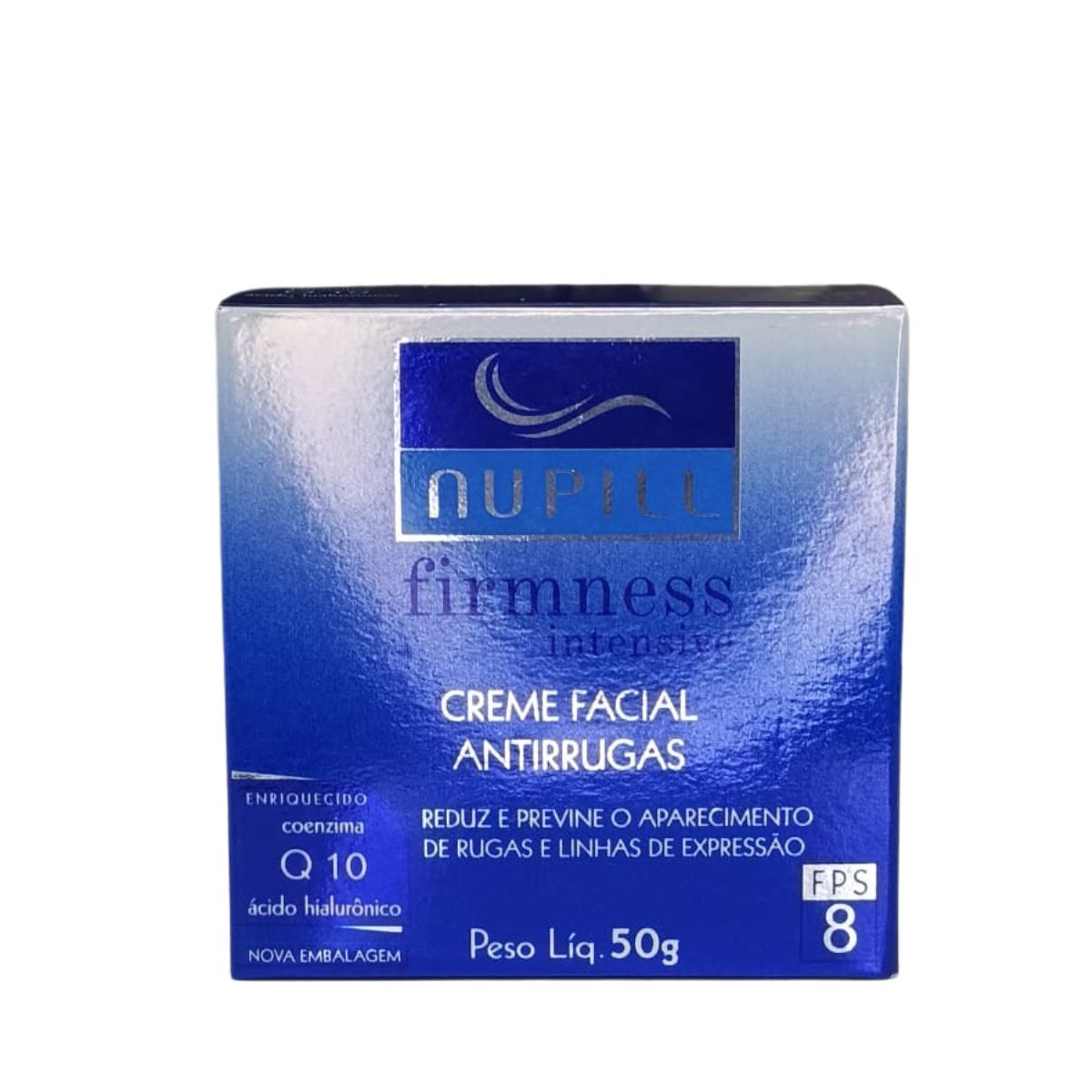 CREME FACIAL ANTIRRUGAS FPS 8 FIRMNESS INTENSIVE Q10 NUPILL 50G