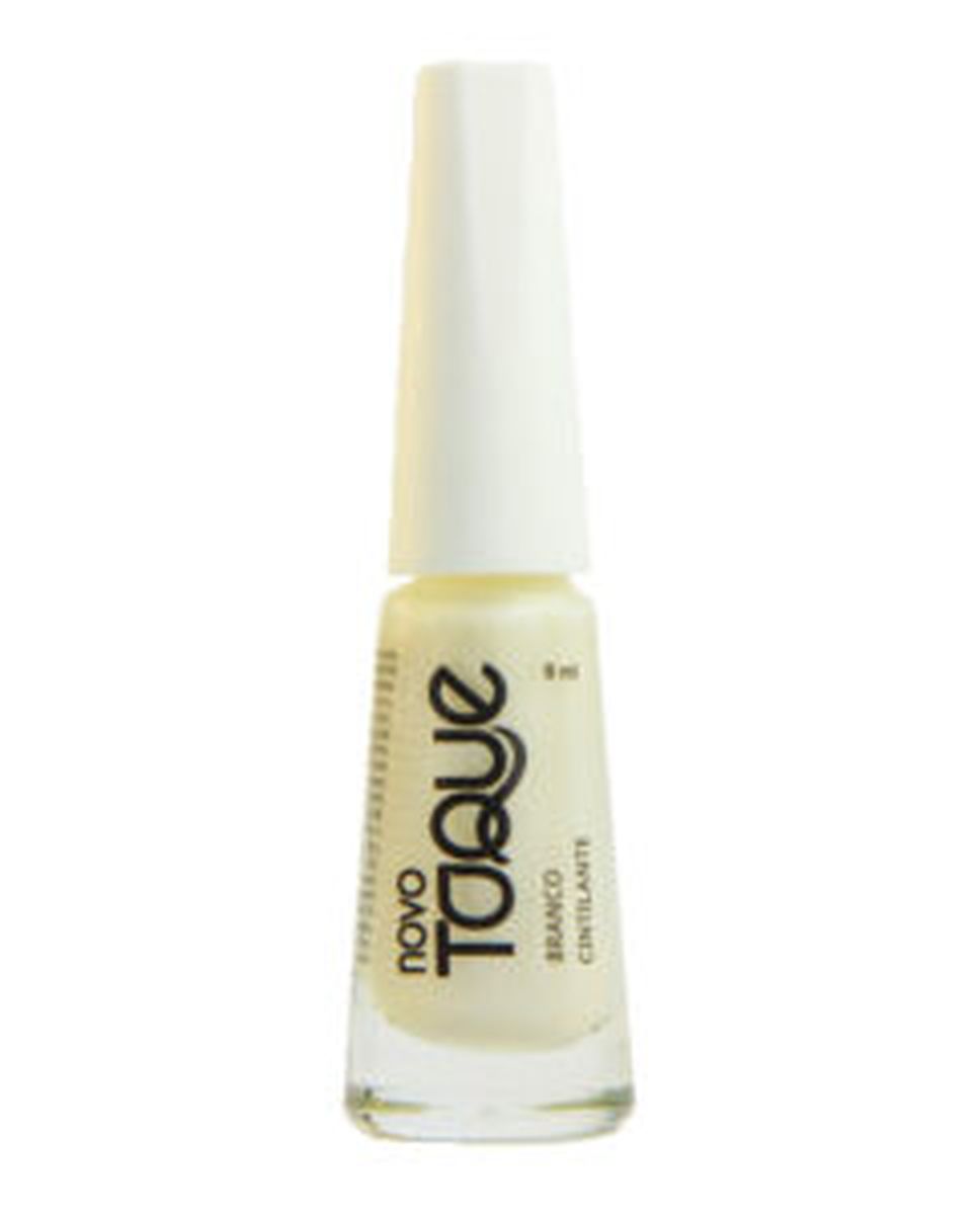 ESMALTE CINTILANTE BRANCO NOVO TOQUE 8ML
