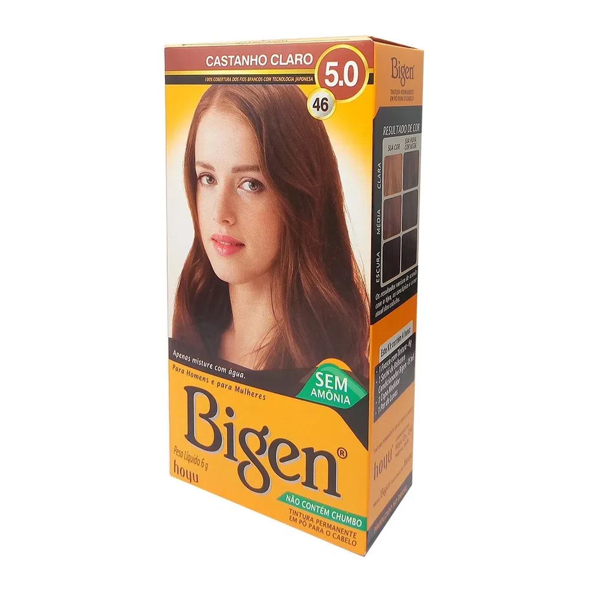 COLORAÇÃO PERMANENTE 4.6 CASTANHO CLARO BIGEN