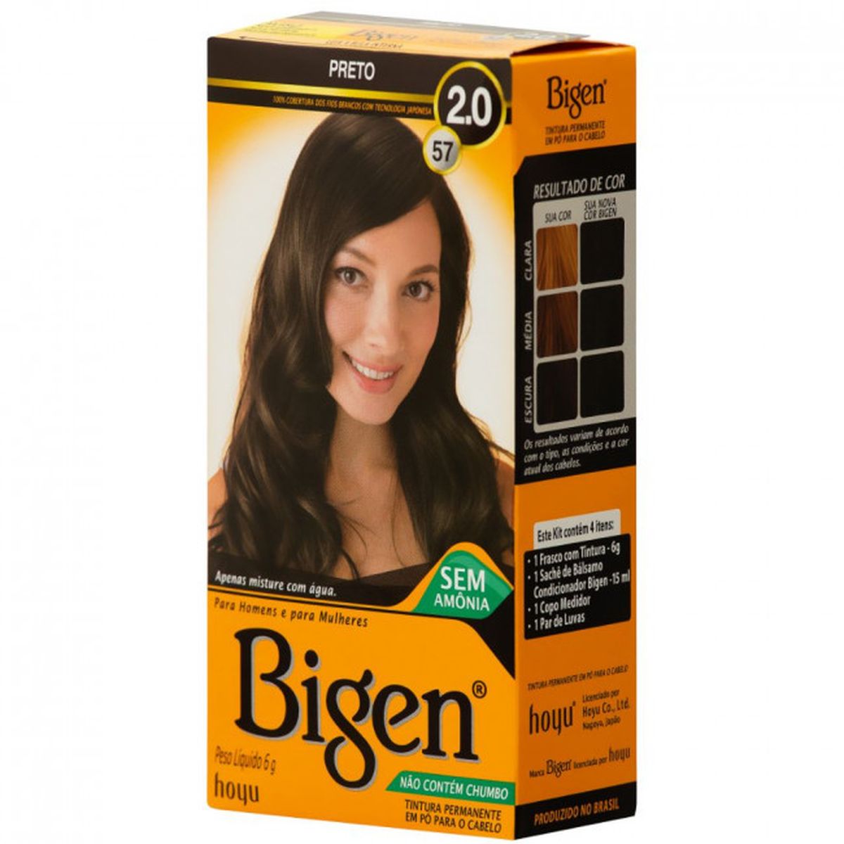 COLORAÇÃO PERMANENTE 5.7 PRETO BIGEN