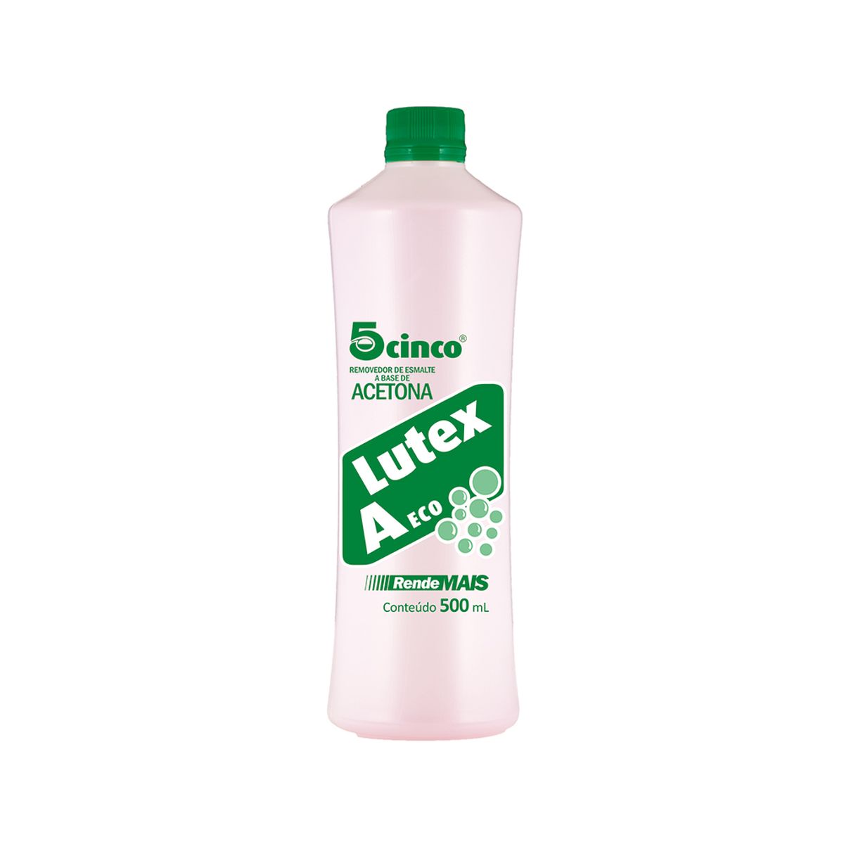 REMOVEDOR DE ESMALTE ACETONA LUTEX AP ECO CINCO 500ML
