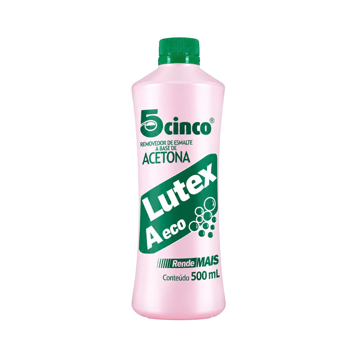REMOVEDOR DE ESMALTE ACETONA LUTEX AP ECO CINCO 500ML
