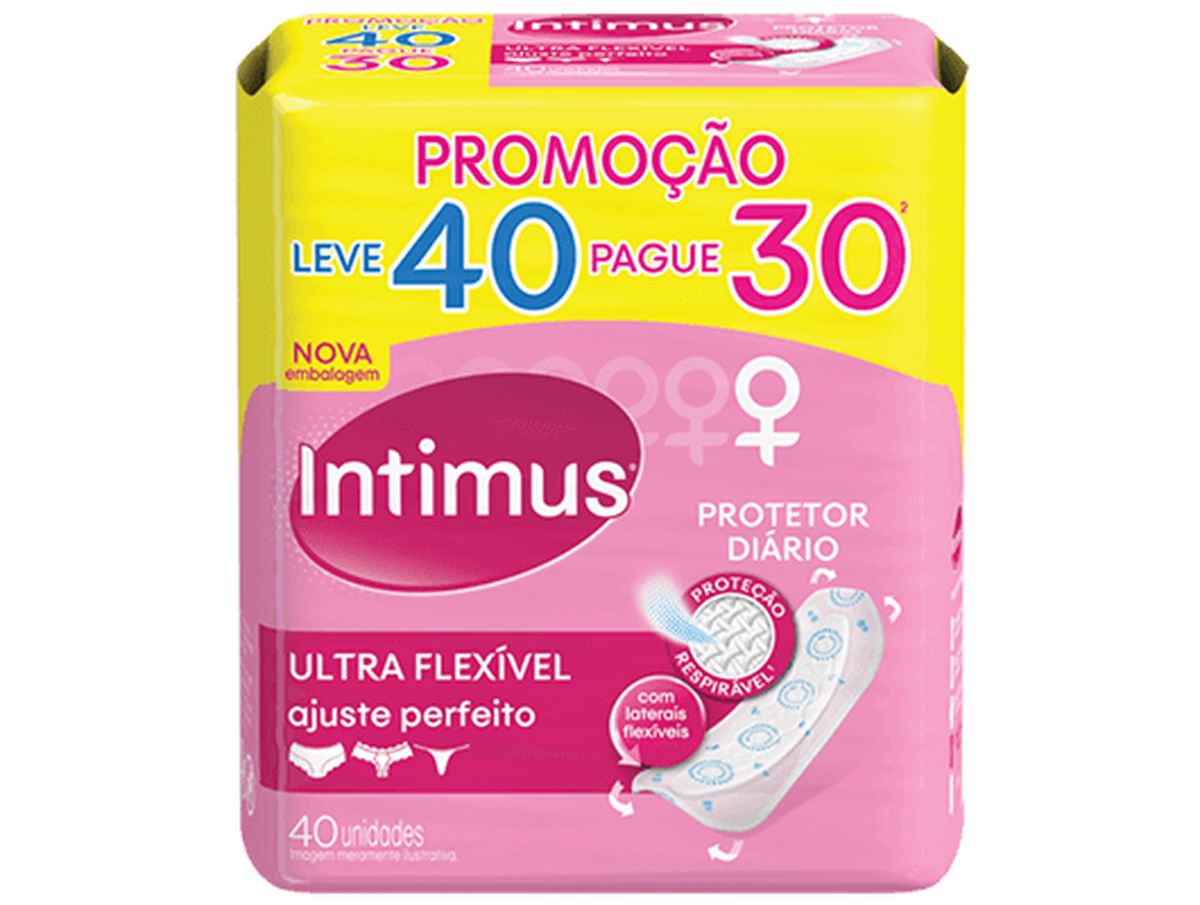 ABSORVENTE INTIMUS 40 UNIDADES