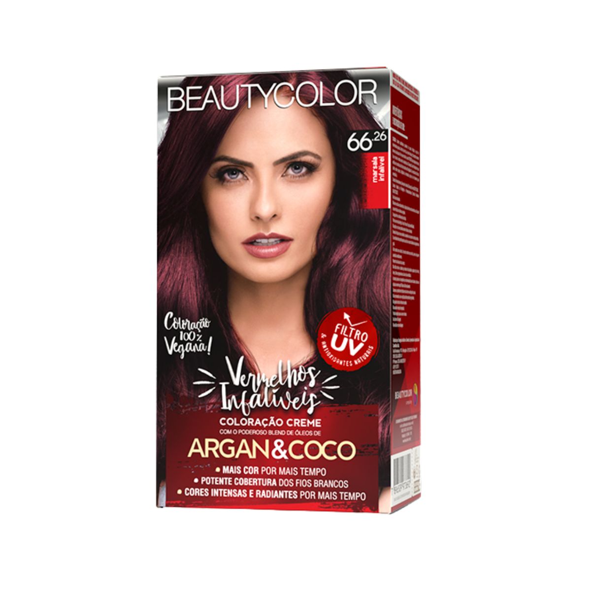 COLORAÇÃO 66.26 MARSALA INFALÍVEL BEAUTY COLOR