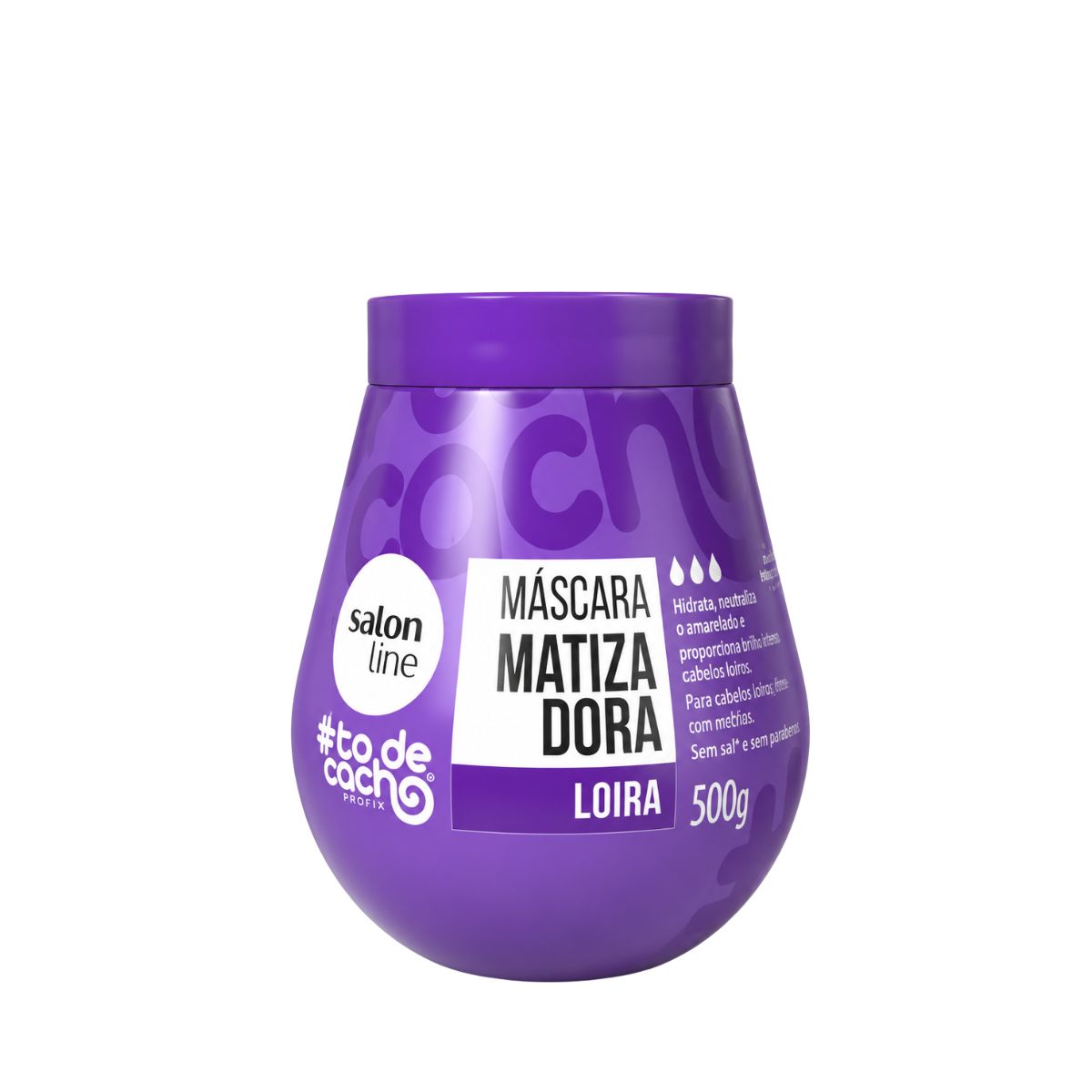 MÁSCARA MATIZADORA #TODECACHO SALON LINE 500G