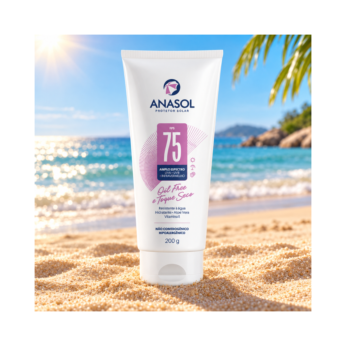 PROTETOR SOLAR ANASOL FPS75 200G