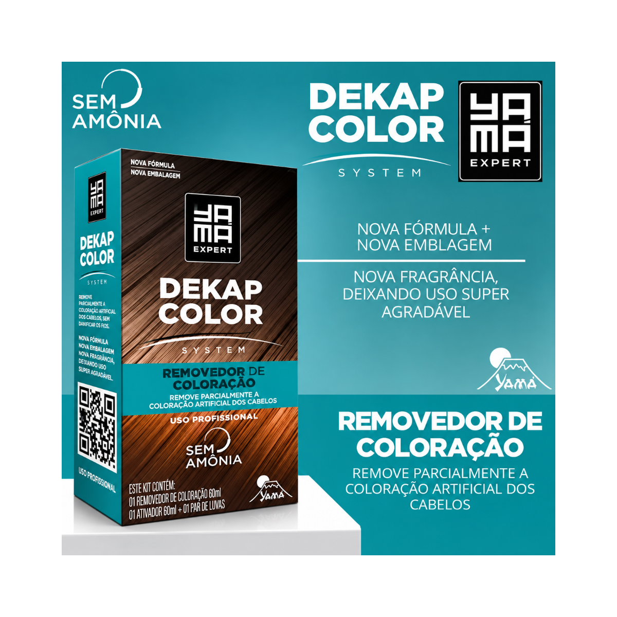 REMOVEDOR DE COLORAÇÂO DEKAP COLOR YAMA 120ML