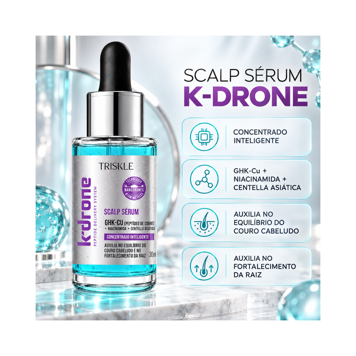 SÉRUM SCALP K-DRONE TRISKLE 30ML