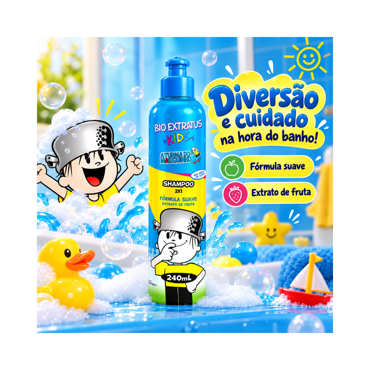 SHAMPOO 2X1 KIDS BIO EXTRATUS 240ML