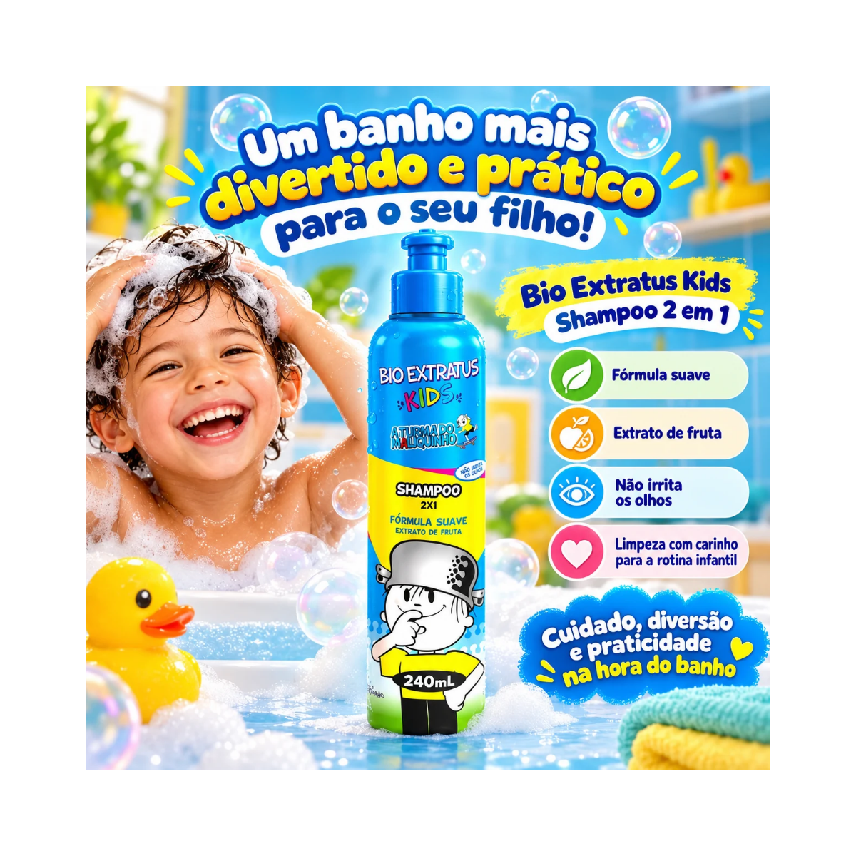 SHAMPOO 2X1 KIDS BIO EXTRATUS 240ML