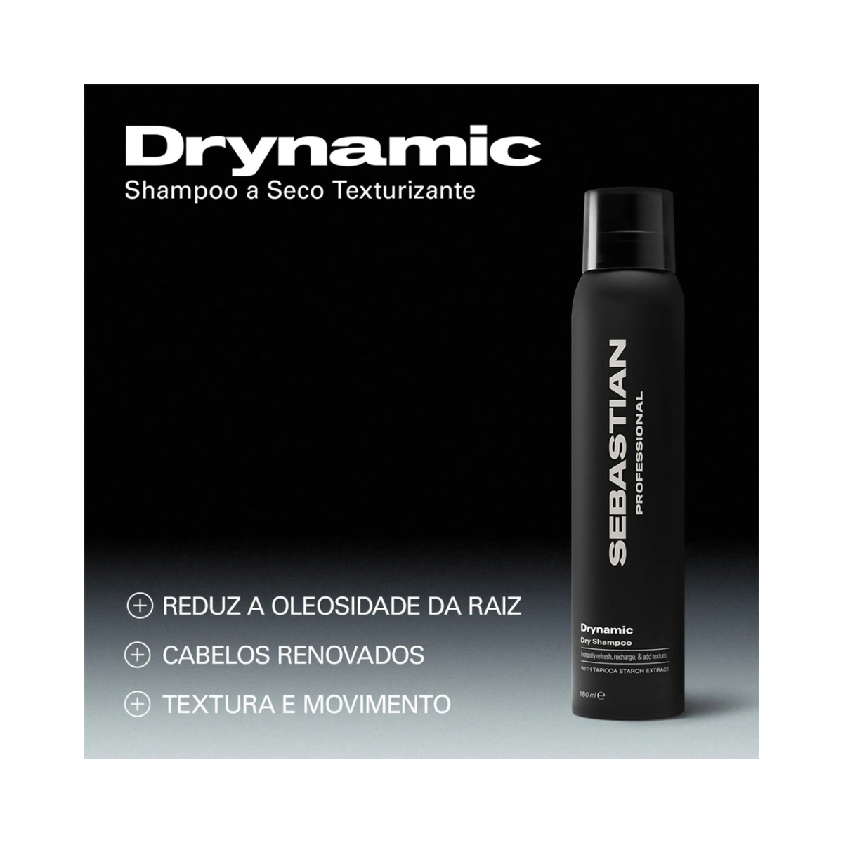 SHAMPOO A SECO SEBASTIAN PROFESSIONAL DRYNAMIC 180ML
