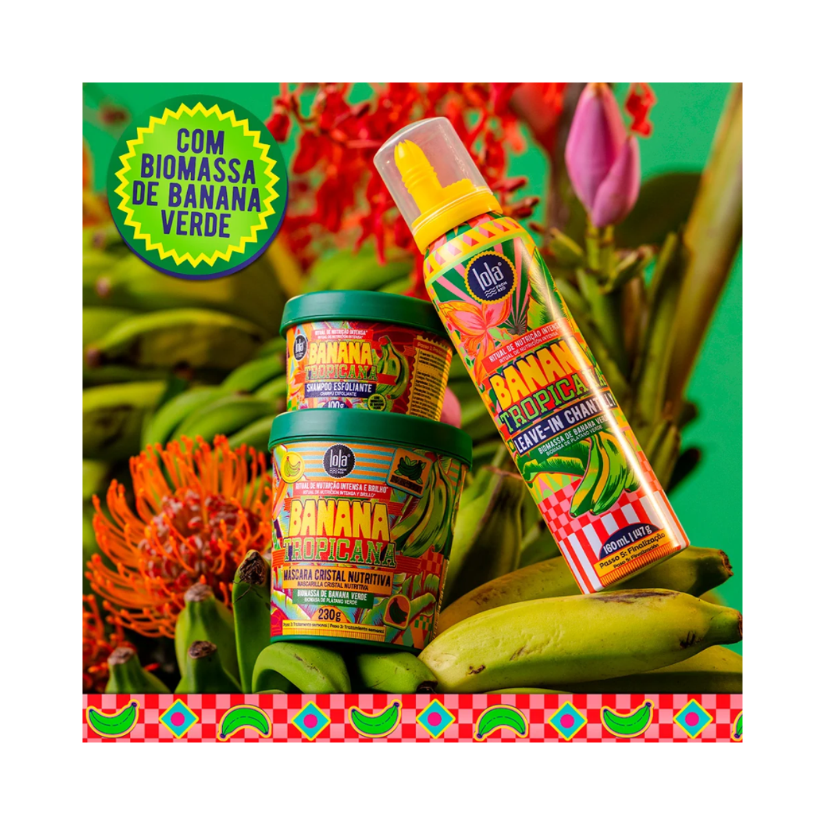 SHAMPOO ESFOLIANTE BANANA TROPICANA LOLA COSMETICS 100G
