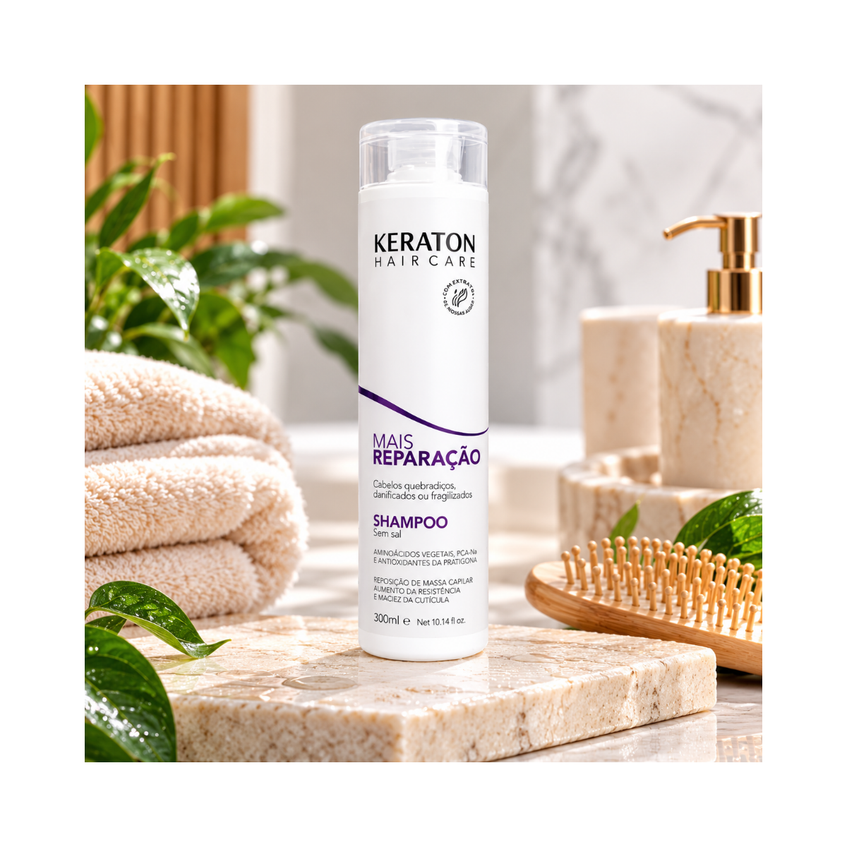 SHAMPOO KERATON MAIS REPARAÇÃO KERT 300ML