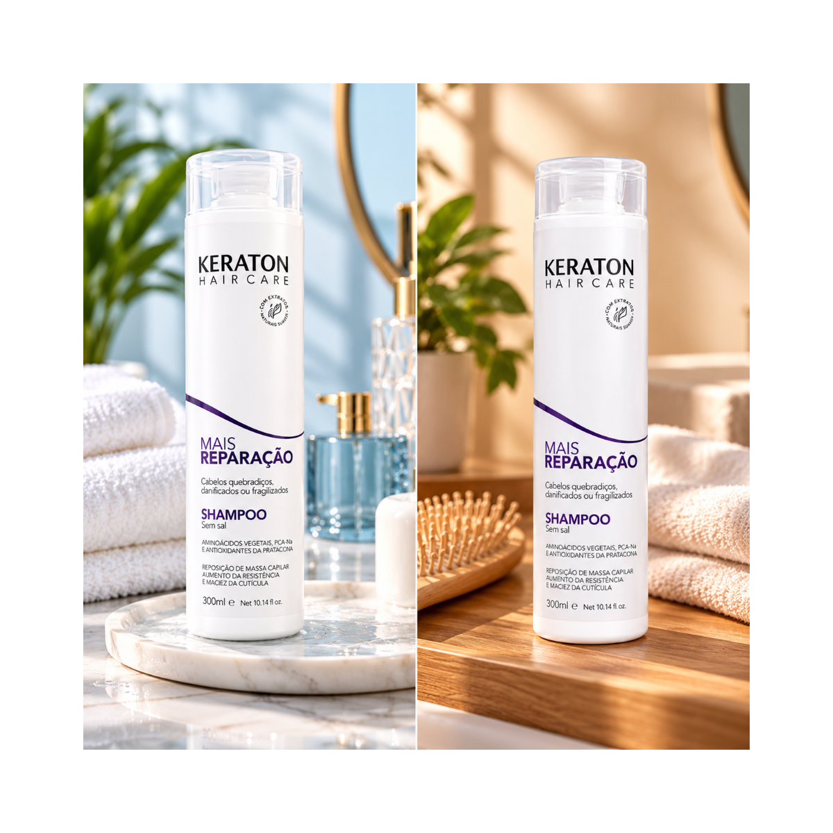 SHAMPOO KERATON MAIS REPARAÇÃO KERT 300ML