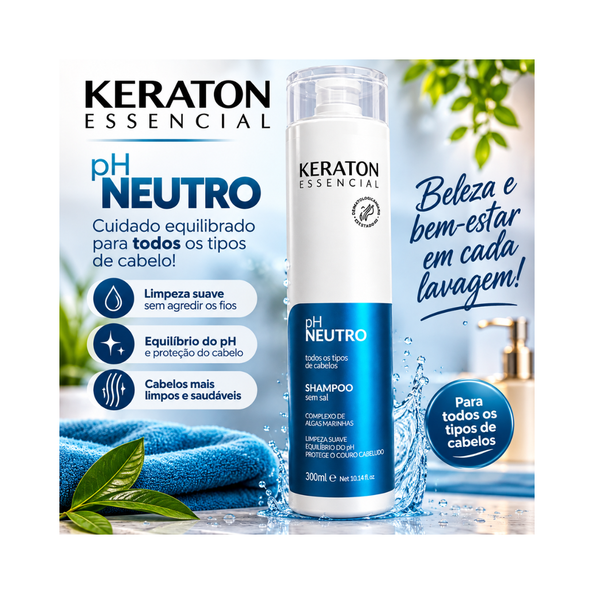 SHAMPOO KERATON NEUTRO KERT 300ML