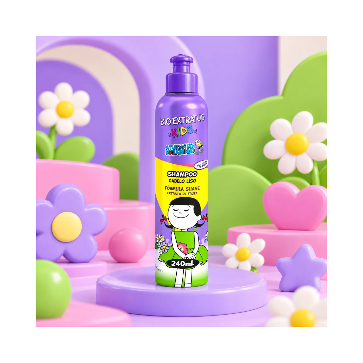 SHAMPOO KIDS CABELO LISO BIO EXTRATUS 240ML