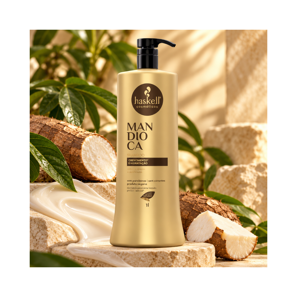 SHAMPOO MANDIOCA HASKELL 1L