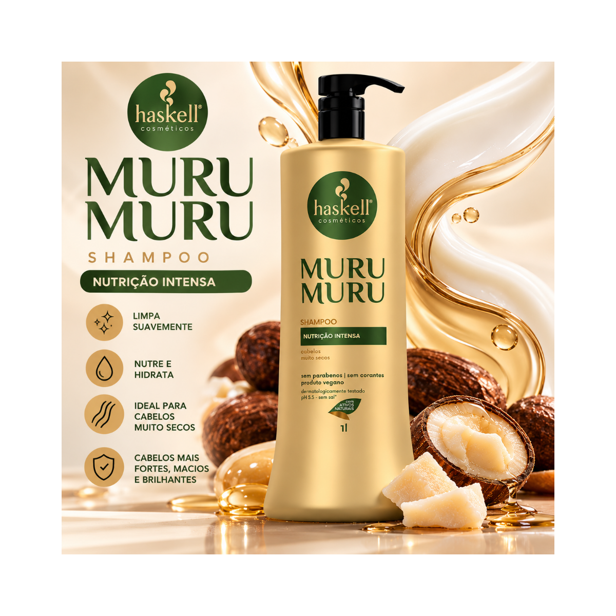 SHAMPOO MURUMURU HASKELL 1L