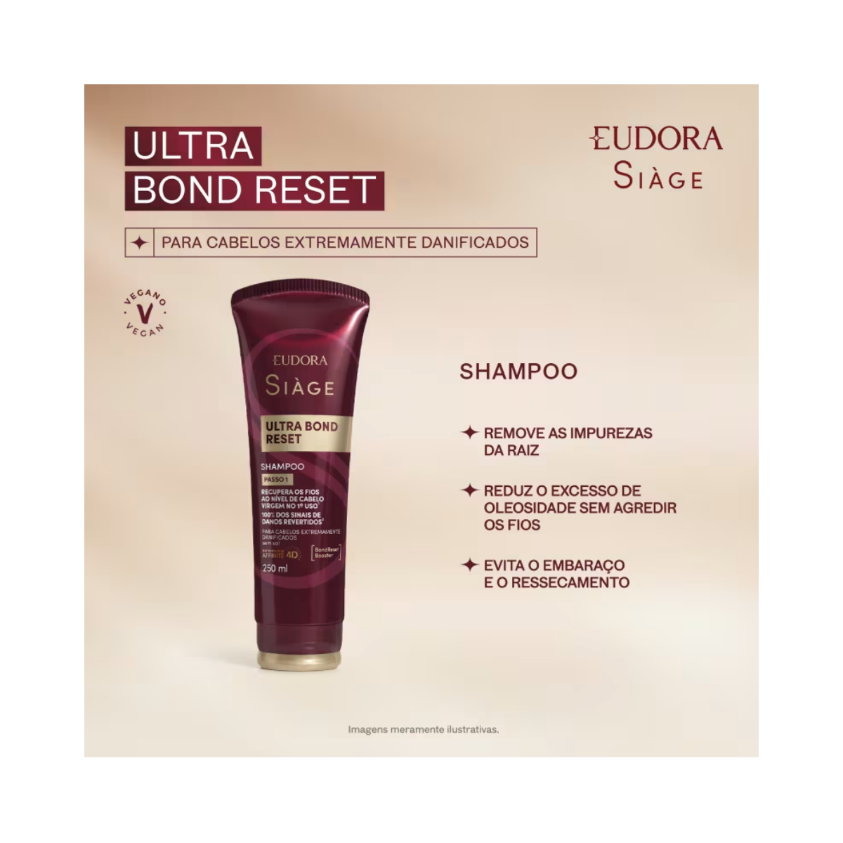 SHAMPOO SIAGE ULTRA BOND RESET EUDORA 250ML