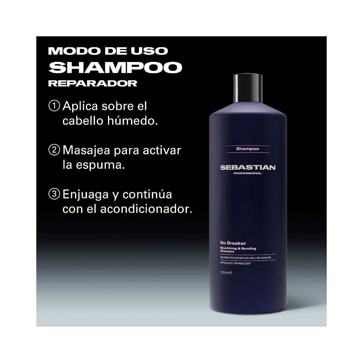 SHAMPOO SEBASTIAN PROFESSIONAL NO BREAKER 1000ML