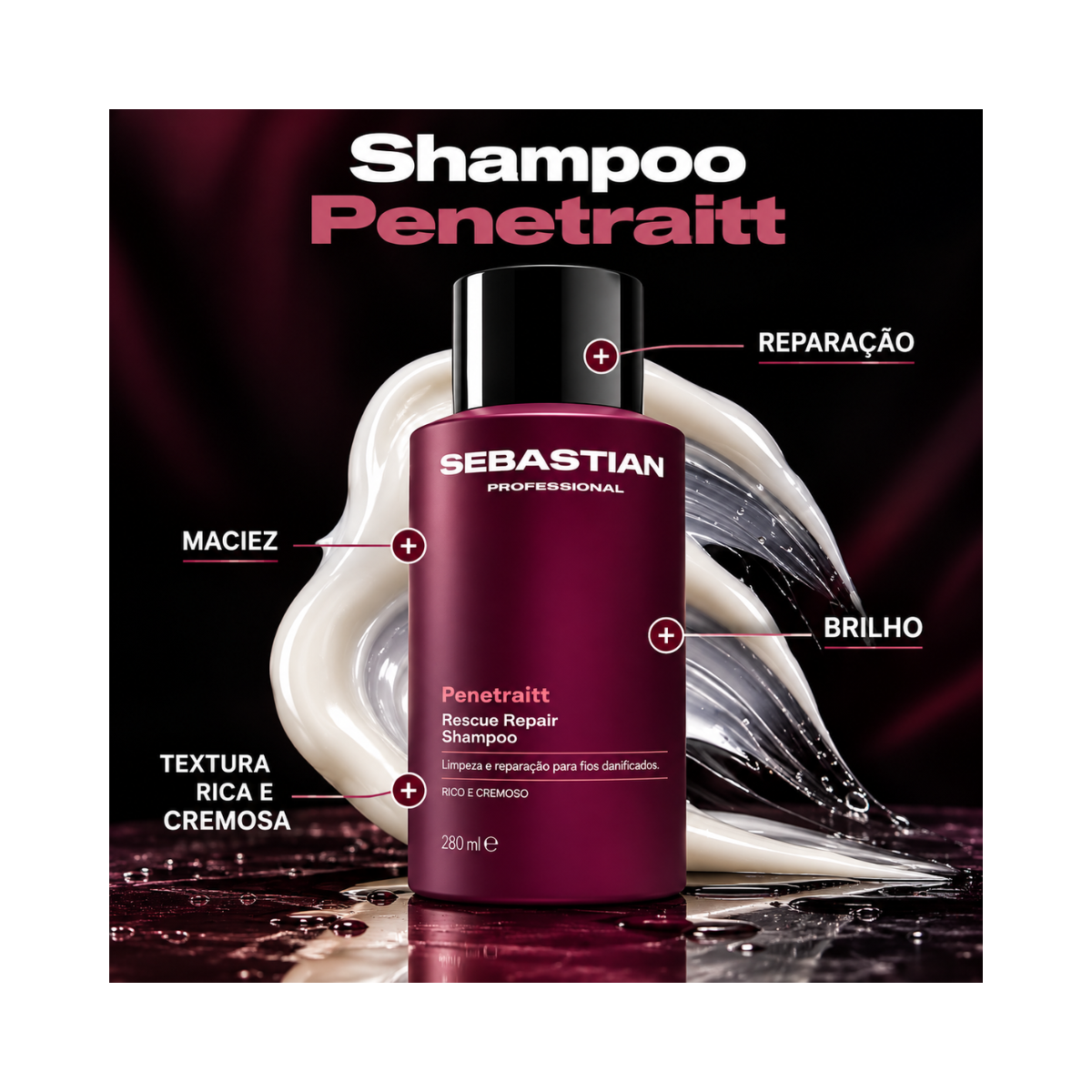 SHAMPOO SEBASTIAN PROFESSIONAL PENETRAIT 280ML