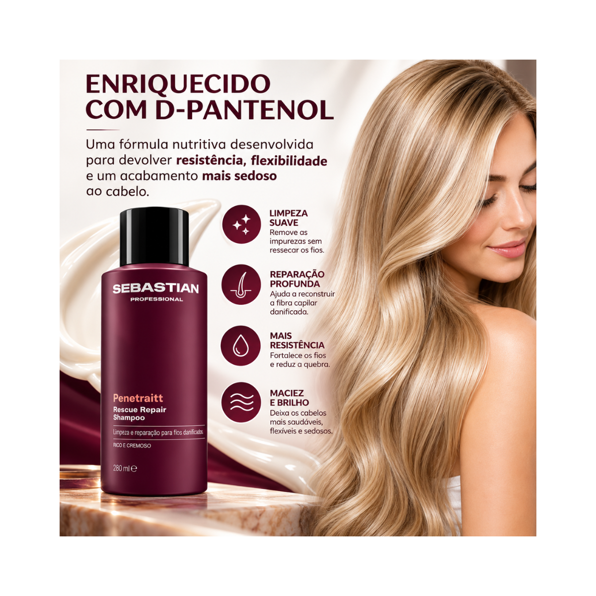 SHAMPOO SEBASTIAN PROFESSIONAL PENETRAIT 280ML