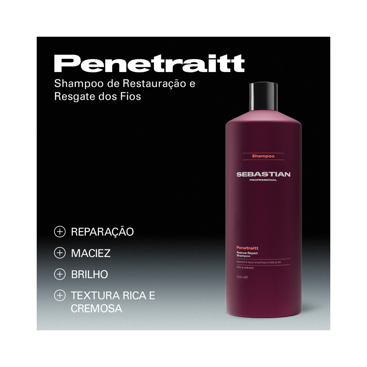 SHAMPOO WELLA SEBASTIAN PENETRAITT MULTILANG 1L
