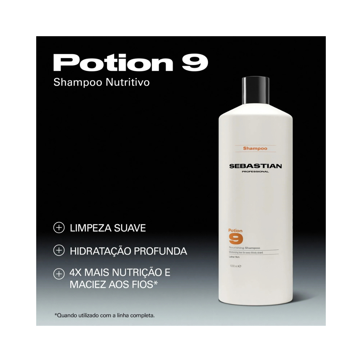 SHAMPOO WELLA SEBASTIAN POTION 9 1000ML