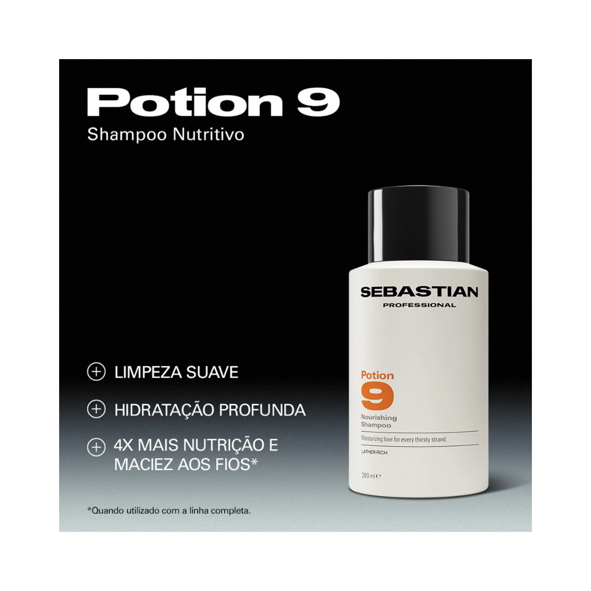 SHAMPOO WELLA SEBASTIAN POTION 9 280ML