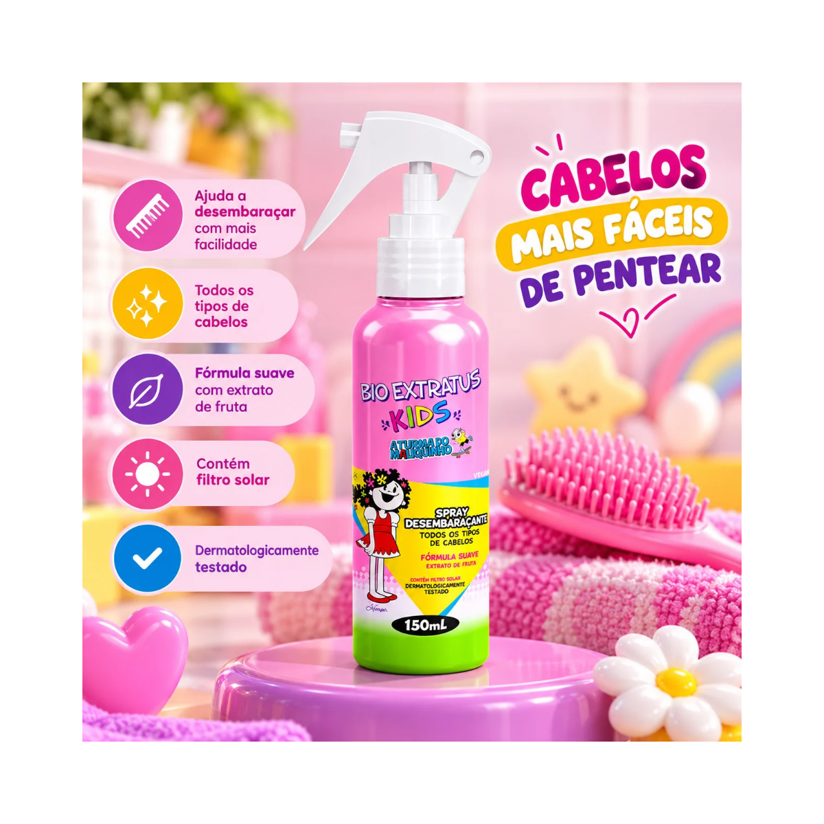 SPRAY DESEMBARAÇANTE KIDS BIO EXTRATUS 150ML